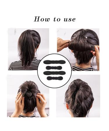 Magic Hair Knot & Bun Maker - Upgraded Sponge Clips for Effortless Hair Buns - Dutt Pillow & Easy-to-Use Hair Holder - Buy Online on GoSupps.com