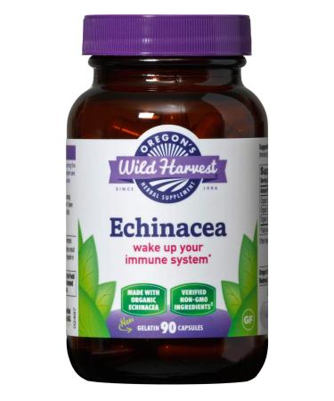 Oregon's Wild Harvest Echinacea 90 Gelatin Capsules - Buy Online on GoSupps.com