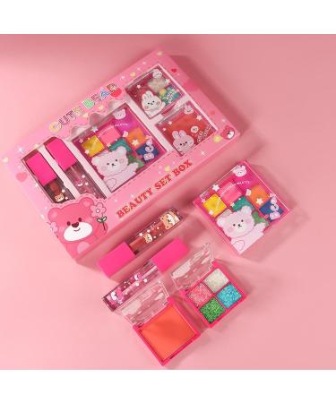 Coffret De Maquillage Pour Les D butantes - Set De Cosm tiques Avec Palette De Fards Paupi res Rouge L vres Blush | Kit De Beaut Visage | Pour Voyage Maison En Plein Air cole Petite Amie - Buy Online on GoSupps.com