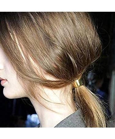 4 PCS Glitter Hair Cuff Elastic Scrunchies - Gothic Punk Hair Ties for Women Girls (Gold, Silver, Rose Gold, Black) - Buy Online on GoSupps.com