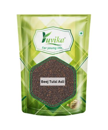 YUVIKA Beej Tulsi Asli | Krishan Tulsi Seeds - Ocimum Sanctum - Basil Seeds (200 Grams)