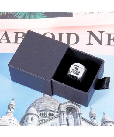 Valentines Anniversary Wedding Gift for Him Her Food Dice Gift for Women Men Dessert Decision Dice Sweety Gift for Dessert Lover After Dinner Choice Couple Date Night Gift for Boyfriend Girlfriend - Buy Online on GoSupps.com