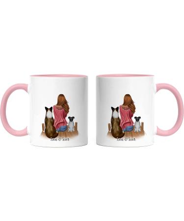 Personalized Pink Dog Mom Mug | Unique Gift for Dog Lovers & Owners | Kiddle-Design - Buy Online on GoSupps.com