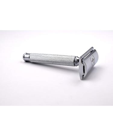 Caesar Double Wire Safety Razor | Premium Steel Razor with 20 Blades | Roman Empire Shaving - Buy Online on GoSupps.com