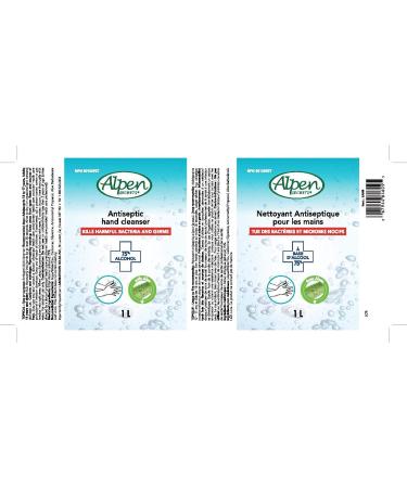 ALPEN SECRETS Hand Sanitizer 75% alcohol 1000 milliliter - Buy Online on GoSupps.com