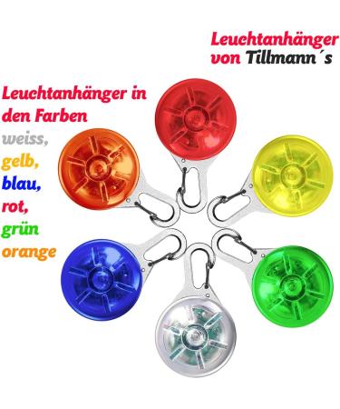 O Lights - 6-Piece Safety Clips with 3 Illuminated Modes | Flashing Light for School Bags Pets Joggers & Camping - Free Shipping - Buy Online on GoSupps.com