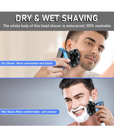 Glatens 8D Electric Shaver for Men - IPX6 Waterproof LCD Display USB Charging - Perfect for Bald Heads (0.0 mm) - Buy Online on GoSupps.com