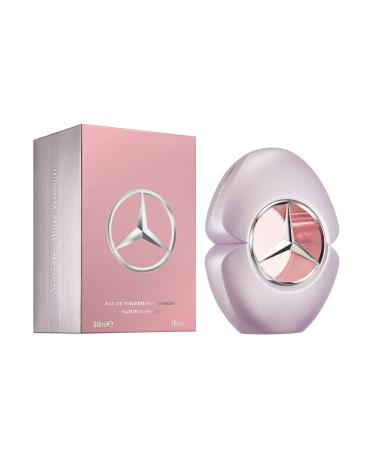 Mercedes-Benz - Woman - Amber Floral Fragrance For Women - Opens With Top Notes Of Pear Blackcurrant Leaf And Gardenia - Suitable For Fall Or Winter Wear - Eau De Toilette - 1.0 Oz 1 Ounce (Pack of 1) - Buy Online on GoSupps.com