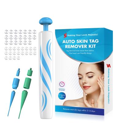 AQSQWQ Skin Tag Treatment Kit, Auto Skin Tag Remover Kit, Wart Removal Kit 2-8mm 2 in 1 Skin Tag Treatment Kit Suitable for All Body Parts