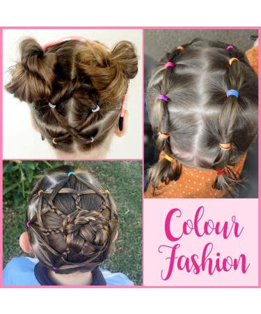Esteopt 780-Piece Girls Hair Accessories Set | Flower Hair Clips Elastic Rubber Ties & Loop Clips for Kids & Babies - Buy Online on GoSupps.com