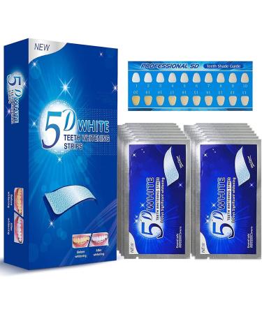 Teeth Whitening Strips  Non-Sensitive Teeth Whitening Kit 14 Sets Teeth Whitener for Tooth Whitening  Aids in The Removal of Smoking  Coffee  Soda  and Wine Stains