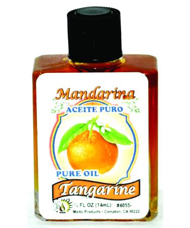 1 PIECE BRYBRADAN TANGERINE PURE OIL MANDARINA ACEITE PURO FL.OZ. (14.7 ML) TANGERINE 1 Count (Pack of 1)