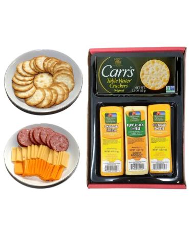 WISCONSIN CHEESE COMPANYS. Cheddar Cheese and Cracker Gift Box 100 Wisconsin Cheddar Cheese and Pepper Jack Cheese. Cheese Gift Baskets for Every Occasion. Nationally Known Quality. Birthday Gifts Thank you Gifts Gour - Buy Online on GoSupps.com