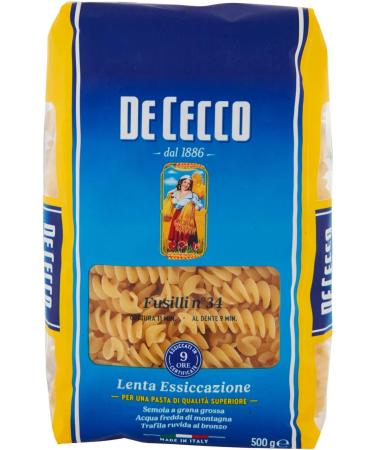  De Cecco De Cecco Fusilli 500g - Buy Online on GoSupps.com