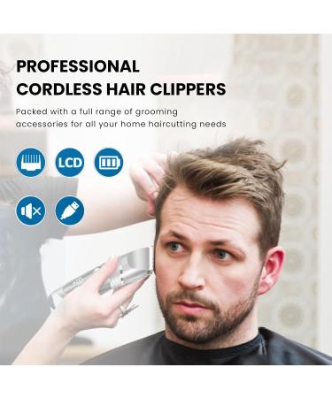Professional Beard Trimmer & Hair Clippers for Men | Cordless Rechargeable Grooming Kit - Buy Online on GoSupps.com