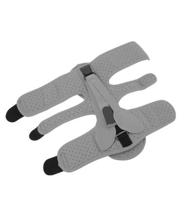 Pongnas Foot Drop Orthosis Drop Foot Support Easy to Use Comfortable Hook and Loop Closure Triple Pressure Band for Ankle Injuries (Gray)
