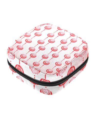 Hygiene-napkettes-storage bag geometric Christmas tree snowflakes first period for girls and women menstrual cup bags for female menstruation tampon bag multi-colored 10