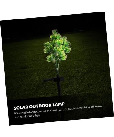 1pc Solar Light Floor Decor Outdoor Plants Artificial Plant Garden Decor Lights Garden Lights Tree Flickering Tree Lights Solar Lamp Ornament Ground Insert Lamp Garden Adornment (Green) - Buy Online on GoSupps.com