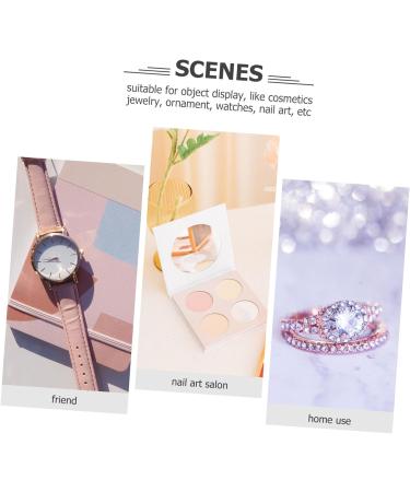 minkissy Tools Area Rugs Fluffy Rug Carpet Photo Plush Cushion Props Photo Backdrop for Jewellery Photo Mat Jewelry Photography Plush Cushion Photo Props White Polyester Nail Display Cloth - Buy Online on GoSupps.com