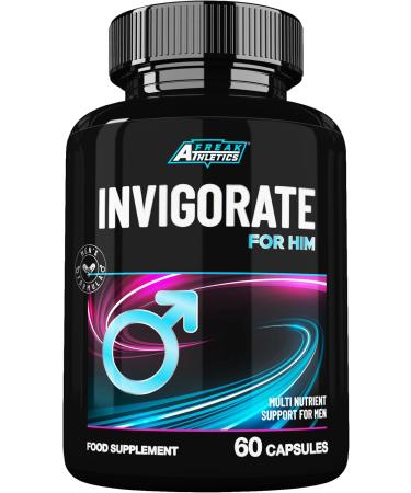 Freak Athletics Invigorate for Him Natural Libido Booster for Men - 60 Capsules
