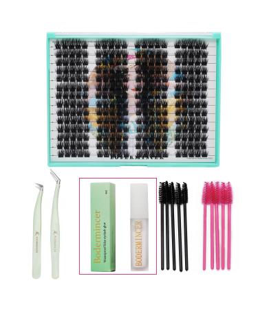 Bodermincer XXXL Tray D Curl 280 Clusters DIY Lash Extensions Kit - 12mm Home Use - Buy Online on GoSupps.com