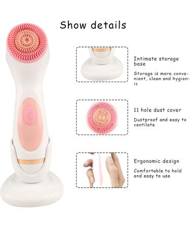 Opal Tool Sonic Facial Cleaning Brush - Electric USB Deep Clean & Massage Tool for Peeling & Blackhead Removal (Pink) - Shop Internationally! - Buy Online on GoSupps.com