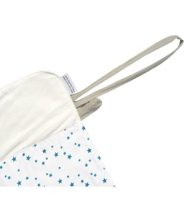 FlyIdeas Nappy Pouch - Baby Changing Bag for Diapers, Nappies, & Wipes | On-The-Go Wet/Dry Bag for Easy Carry | Cosmos Design - Buy Online on GoSupps.com