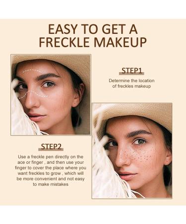 Erinde Liquid Freckle Pen - Fake Freckles Makeup for a Natural Look | Waterproof & Long-lasting Soft Brown #03 - Buy Online on GoSupps.com