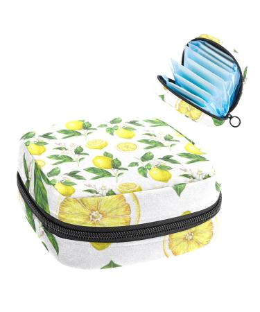 Women's bonds Still Pad Still Pad Watercolor Lemon Fruits Portable Period Kit Bag Feminine Product Bay For Women Girls Color3