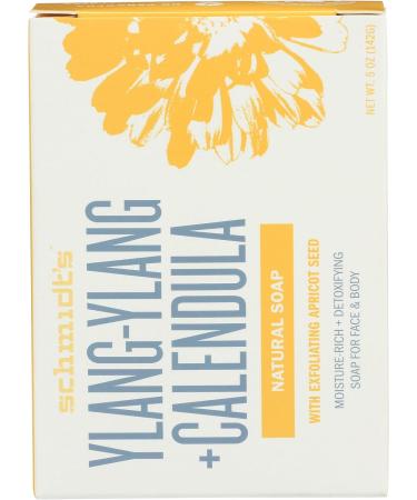 Schmidt's Ylang-ylang Calendula Bar Soap 5 Oz - Natural and Vegan - Buy Online on GoSupps.com