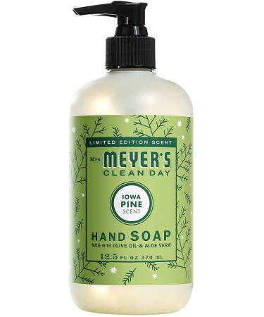 Mrs. Meyer's Iowa Pine Hand Soap - Cruelty-Free & Biodegradable Formula 12.5 oz (Pack of 2) - Buy Online on GoSupps.com