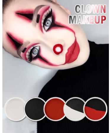  LYSdefeu Face Paint White 30g Water Based Body Paint Professional Makeup Washable Halloween Carnival Cosplay Christmas Party - Buy Online on GoSupps.com