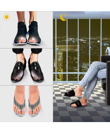 Hallux Valgus Rail & Nighttime Toe Straightener Brace - 6PC Soft Pain Relief Gel Toe Separators for Men & Women | Bunion Splint (S | 35-38.5) - International Shipping - Buy Online on GoSupps.com
