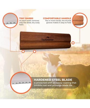 EquiGroomer 5Â Inch Â Great for Dogs and Cats (5Â Inches approx. 12.7Â cm) Mahogany - Buy Online on GoSupps.com