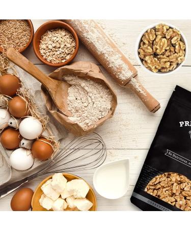 Fresh Walnuts Halves & Pieces | Raw, Low-Carb, High-Protein Snack | Omega-3 Vegan Diet | 5 lbs Bag by Presto Sales - Buy Online on GoSupps.com