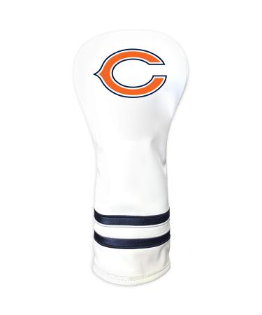 Team Golf NFL Unisex-Adult White Vintage Fairway Headcover Chicago Bears One Size Various team colors.