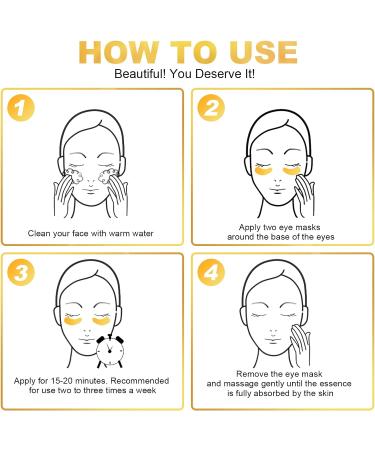 URAQT Under Eye Treatment Masks - 10 Pairs Natural Eye Gel Patches for Wrinkles, Eye Bags, and Dark Circles - Buy Online on GoSupps.com