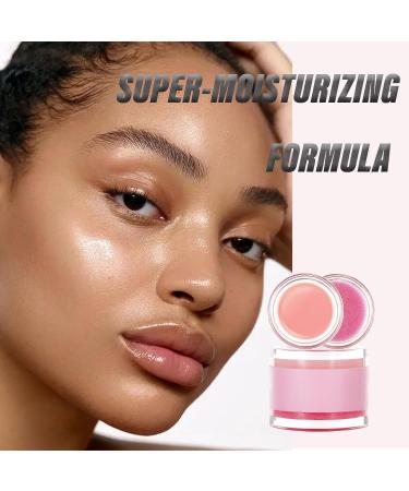 Strawberry Lip Mask & Scrub for Overnight Hydration and Lip Care - Moisturizing, Fades Lip Lines - Ideal for Dry, Chapped Lips - Buy Online on GoSupps.com