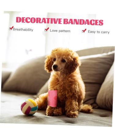 DECHOUS 30 Rolls Sports Wrap Pet Bandages for Dogs & Cats - Non-Woven Fabric Gauze - Ideal Ankle & Wrist Tape for Sports Injuries - Buy Online on GoSupps.com