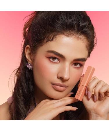 Oulac Pink Moisturising Lipstick - Vegan Nude Lip Balm Tinted with Shea Butter for Hydrated Lips, Satin Finish, Gluten-free SG03 Be Seductive - Buy Online on GoSupps.com