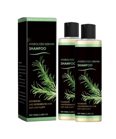 2 pieces rosemary shampoo for hair growth rosemary shampoo against hair loss deep cleansing restorative nourishing moisturizing for women and men suitable for all hair types