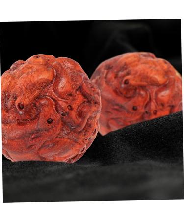 Magiclulu Palm Massage Balls - Decorative Wooden Hand Exercise Balls for Tension Relief & Relaxation - Effective Hand Massager - Buy Online on GoSupps.com