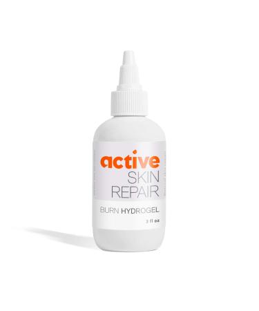 Active Skin Repair First Aid Burn Hydrogel - Natural, Non-Toxic, and No Sting Burn Relief Gel - Doctor Recommended Immediate Pain Relief (3 oz Gel)