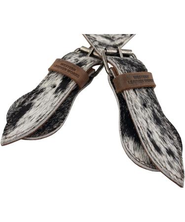 Durable Western Leather Works Single Spur Straps - Handmade Full Grain Leather Cowboy Equipment for Rodeo Outfits - Vintage Style - Buy Online on GoSupps.com