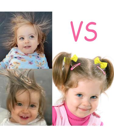 50 Pcs 2 Inch Boutique Hair Bows Set for Baby Girls with Rubber Band - Multi-colored | Infants Toddlers Kids Hair Accessories - Buy Online on GoSupps.com