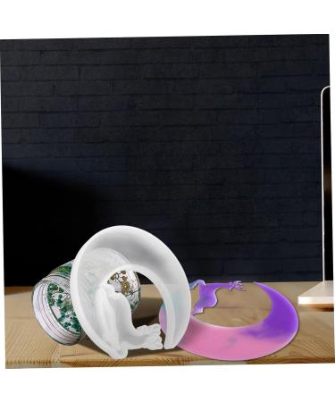 STOBOK Silicone Mold Tool Tray Jewelry Tray Resin Casting Molds Silica Moon Shaped Mold Supplies Self Made White 13.5X12CM - Buy Online on GoSupps.com