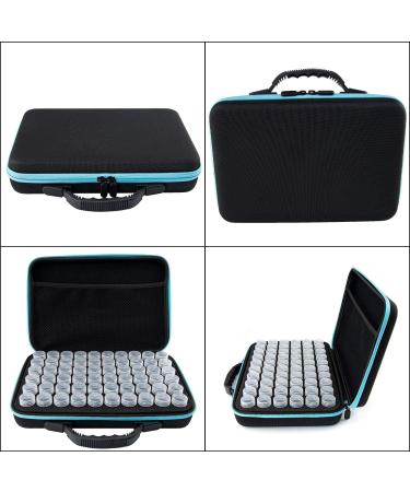 FUNDAFUL Diamond Painting Storage Containers - 60 Slots Organizer for Diamond Art and Jewelry Beads - Blue - Buy Online on GoSupps.com