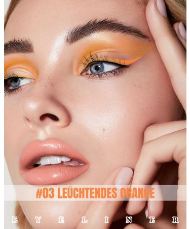 ARCHIDATE Colorful Eyeliner Stamp Pen Set of 5 Waterproof Double Ended Eyeliner Pen Smudge Resistant and Quick Drying Makeup Face and Eye Painting Party Party Eyeliner - Buy Online on GoSupps.com