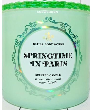 Buy Bath & Body Works White Barn 3-Wick Candle 14.5 oz - Springtime in Paris | Essential Oils | International Shipping Available - Buy Online on GoSupps.com