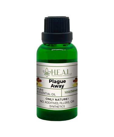 H.E.A.L.'s Plague Away Essential Oil Blend Lemon Cinnamon & Clove 1oz